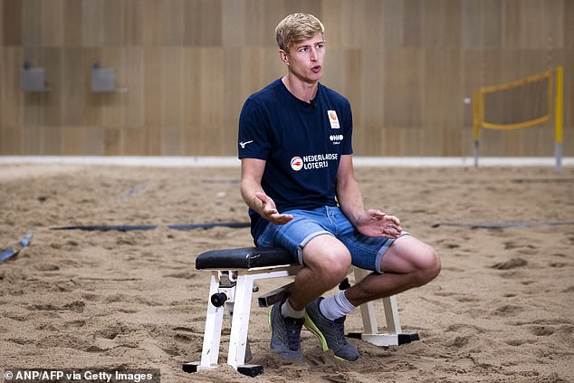 Van de Velde spoke to the media on Tuesday during a press conference at the European Beach Volleyball Championship in The Hague