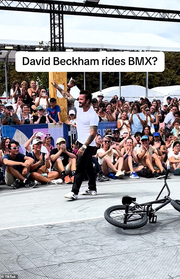 A TikTok video has been circulating online that allegedly shows the 49-year-old soccer star performing a series of impressive tricks on a BMX bike in front of an enthusiastic crowd at the Paris Olympics.