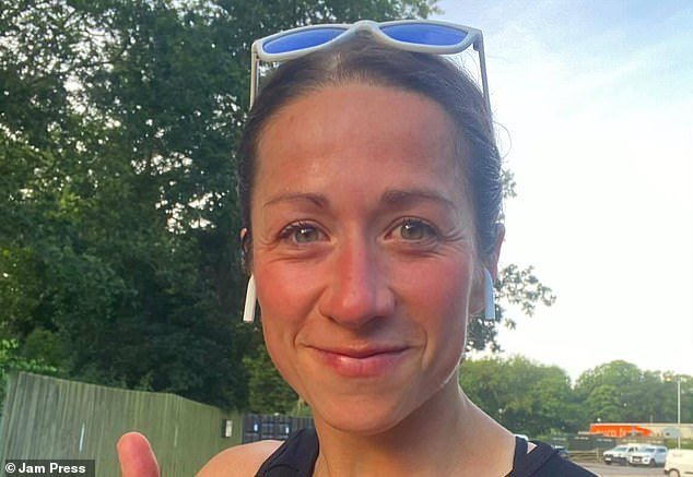 Kat Parnell ran a 100km (62 mile) event on August 3, where she had to navigate through overgrown plants and shrubs