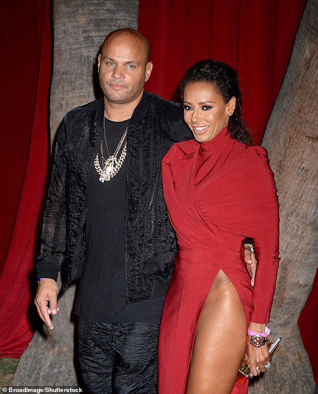 The Spice Girl has accused Stephen Belafonte of physical and emotional abuse during their marriage. He denies all claims (pictured in 2016)