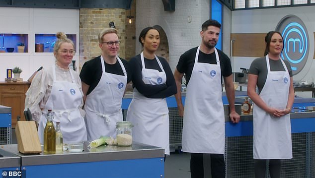 The first five celebrities to wear an apron this week were This Morning's Craig Doyle, Geordie Shore's Charlotte Crosby, radio presenter Edith Bowman, Steps pop star Ian 'H' Watkins and Snoochie