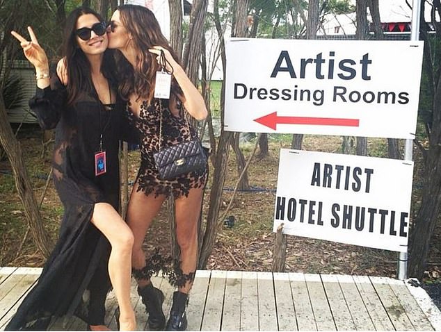 Pictured: Jess Gomes and Nicole Trunfio at Bluesfest