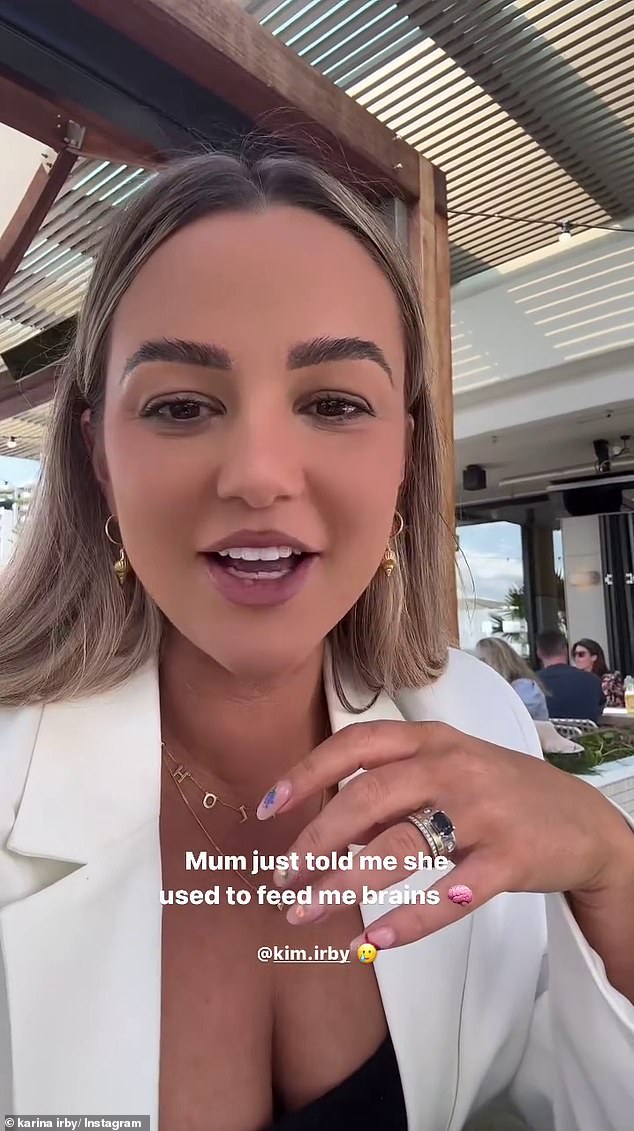 It comes after the influencer revealed a rather unusual dish she was served as a child