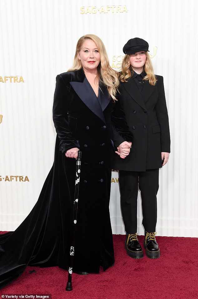 Over the years, Applegate's daughter Sadie has accompanied her mother to several celebrity events, including the 2023 Screen Actors Guild Awards and the 2024 Emmy Awards