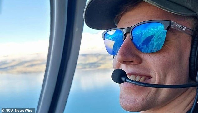 Mr Wilson (pictured) moved to Cairns to pursue his dream after completing his pilot training with Christchurch Helicopters.