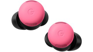 Google Pixel Buds Pro 2 close-up in pink