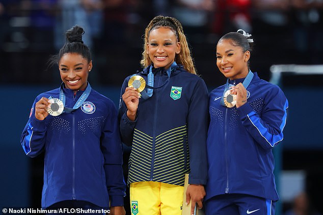 Meanwhile, USA Gymnastics continues to fight for Chiles to retain her bronze medal