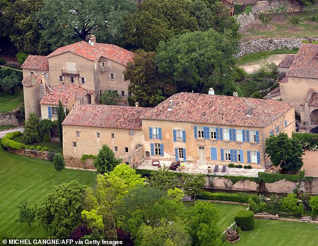 Ironically, August 23 would have been Brad and Angelina's 10th wedding anniversary had they not filed for divorce in 2016 — just two years after they tied the knot at the 35-room estate, which features a chapel, moat, ancient aqueducts, a pond and fountains (stock photo from 2008)