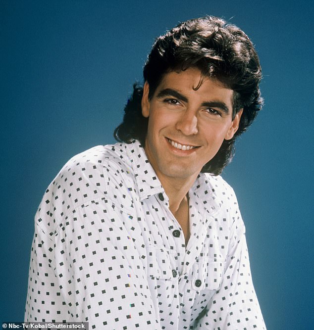 The 60-year-old Hollywood star sported a voluminous hairstyle in the 80s, while George also looked like this at the time