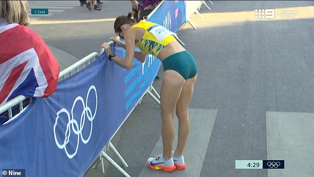 Sinead Diver had to withdraw from the Olympic marathon after just 1.2km