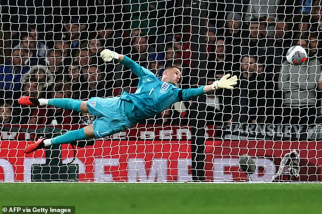 Johnstone made a save while playing for England in a 1-0 win over Australia last year