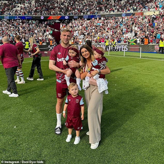 Dyer's ties with West Ham are now even stronger after his daughter Dani got engaged to Bowen