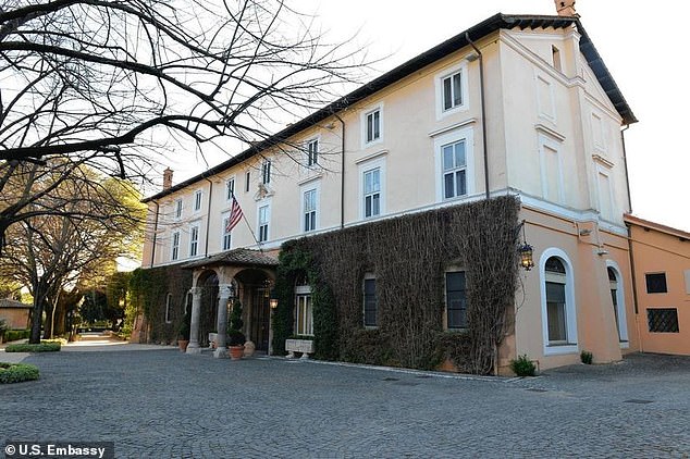 The U.S. ambassador in Italy's residence called Villa Taverna. Phillips, the ambassador at the time, said he did not recall receiving a letter from Hunter Biden, but admitted he had received a lot of correspondence at the time