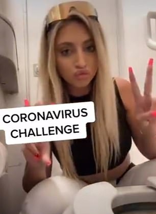 Ava said it was part of a TikTok challenge, but then admitted the challenge wasn't real