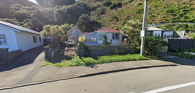 Mr Hone's mother was $40,000 behind on her $400,000 mortgage and was forced to auction the house (pictured) on August 22.