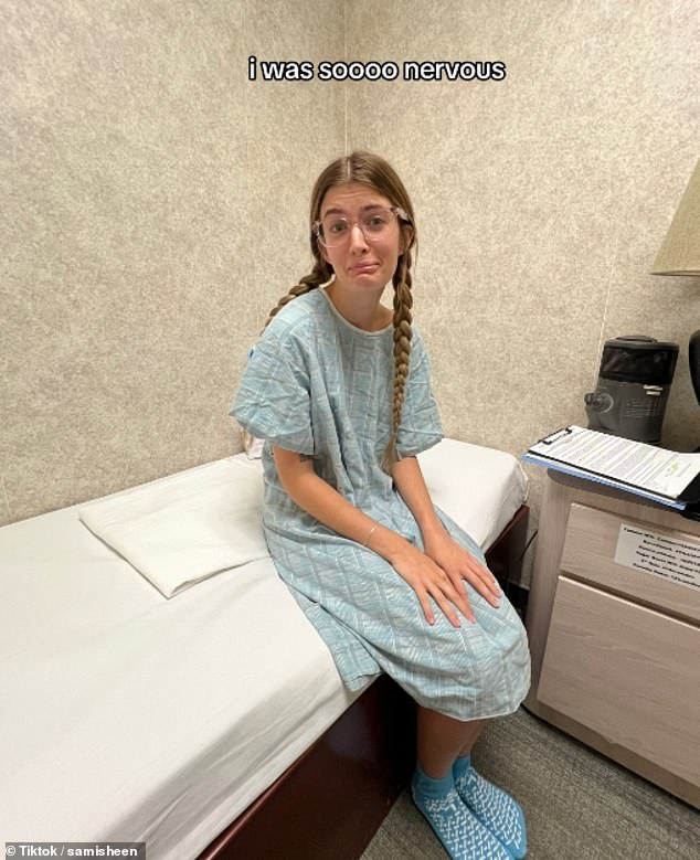 Sami admitted she was nervous but also excited about the procedure