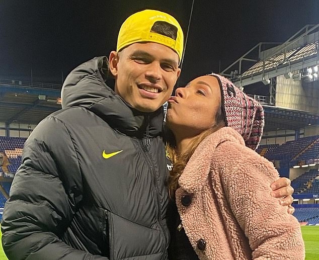 Belle has been seen regularly at Stamford Bridge supporting her husband during matches