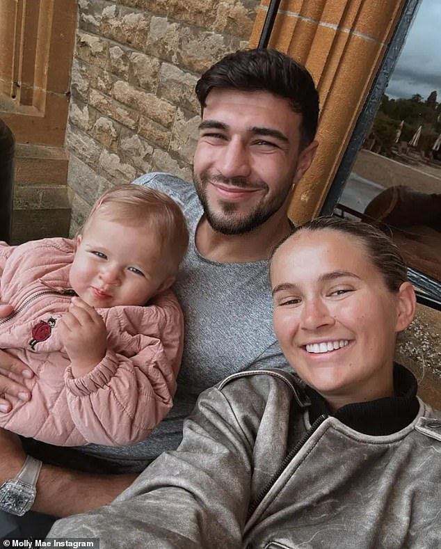 Tommy and Molly-Mae got engaged in July 2023 after meeting in the Love Island villa in 2019, and welcomed daughter Bambi in January 2023