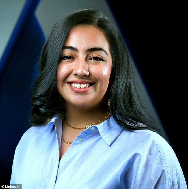 Deborah Martinez Castellanos, 24, has been working full-time at Aligned Data Centers since August 2021. She earns $43 an hour, which equates to about $90,000 a year