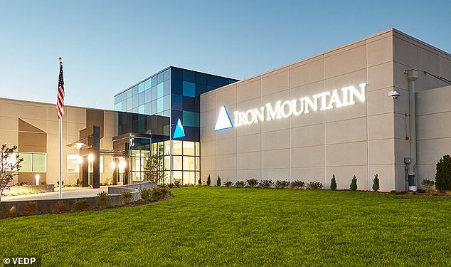 Pictured: Iron Mountain Data Center in Prince William County, Virginia. This facility is part of Data Center Alley, a collection of many data centers that handle approximately 70 percent of the world's Internet traffic