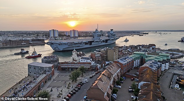 Analysts believe the Rosyth Dockyard, used by the Royal Navy, could be the target just outside Edinburgh