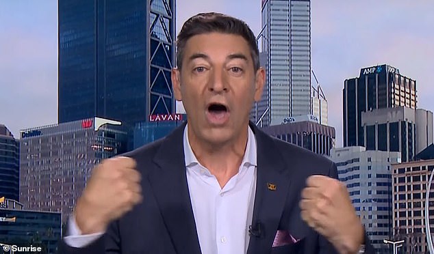 Perth Mayor Basil Zempilas told Sunrise that 99.9 per cent of Australians would praise Mr Goulden for 'doing exactly what we want our seniors to do'