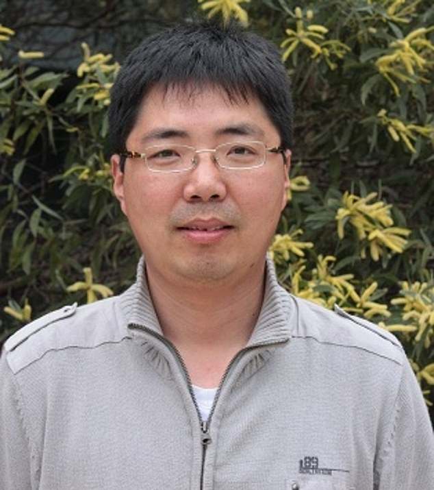 Associate Professor Yun Wang (pictured) arrived home on Tuesday night to find his daughter apparently murdered. Wearing a blue forensic suit, he helped police piece together what had allegedly happened just hours after her tragic death.