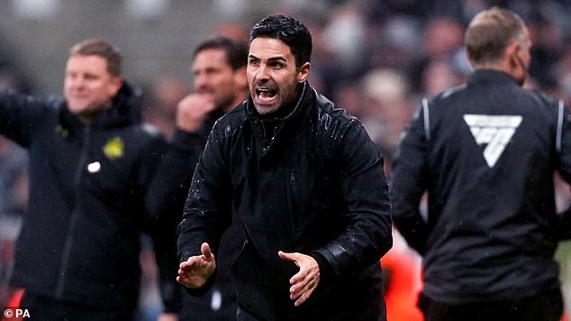 Mikel Arteta previously criticised VAR as an 'absolute disgrace' after playing against Newcastle last year