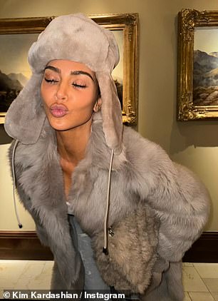 Kim was compared to Bianca last January, because she also joined the fluffy hat trend