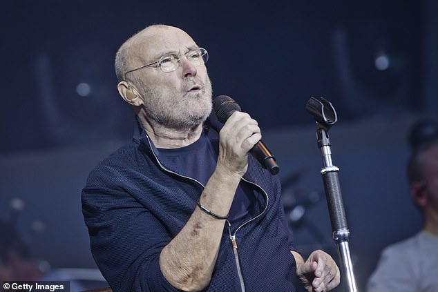 Genesis frontman Collins (pictured in 2019) has five children, the youngest of whom is Matthew