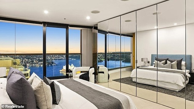 Alan Joyce and his husband Shane plan to combine the penthouse and sub-penthouse apartments into one five-bedroom home, with each bedroom having its own bathroom and offering world-class views