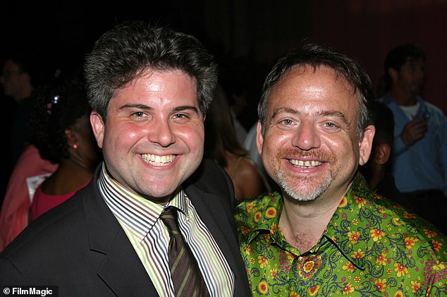 Epstein and Marc Shaiman at Hairspray Opening Night Los Angeles - After Party at Henry Fonda Theatre in Hollywood, California