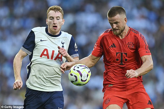 Eric Dier (right) has also left Tottenham, proving Postecoglou is not afraid to let players leave