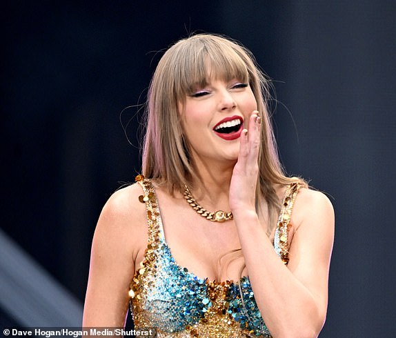 Obligatory credit: Photo by Dave Hogan/Hogan Media/Shutterstock (14550939b) Taylor Swift Taylor Swift in concert, Wembley Stadium, London, UK - June 21, 2024