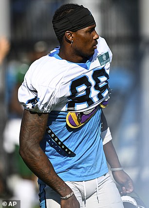 Wide receiver Terrace Marshall Jr. of the Carolina Panthers