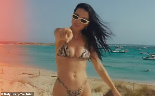 Meanwhile, Perry has faced widespread criticism after her latest video for 'Lifetimes' was filmed on protected sand dunes in the Balearic Islands