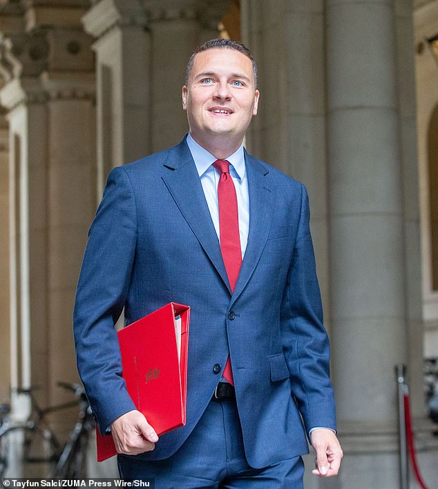 Labour has awarded GPs a 7.4 per cent funding increase (Photo: Health Minister Wes Streeting)