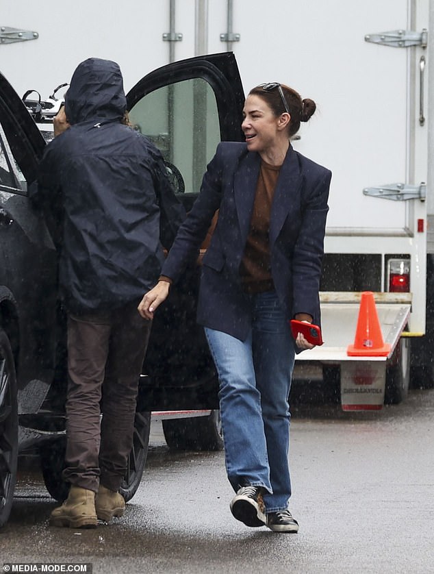 Kate appeared to be in good spirits outside a home where she was working on her latest project, a new factual series titled The Role of a Lifetime