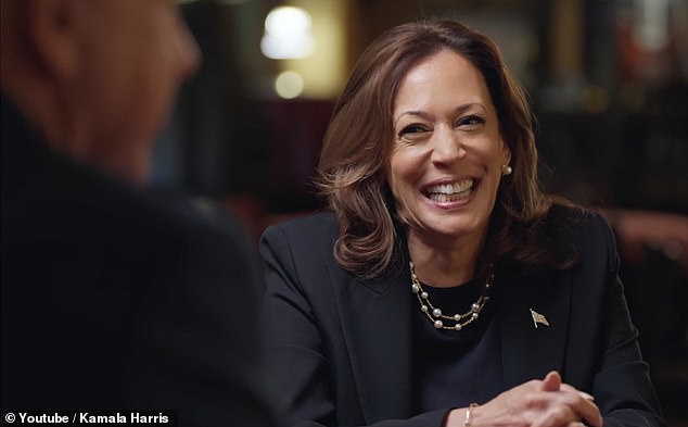 Harris has not had a press interview since winning the Democratic nomination, but she appeared to enjoy her friendly chat with Walz during a campaign visit to Detroit.