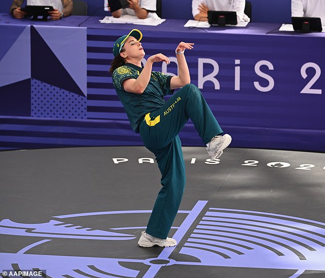 The unique routine involved kangaroo jumping and she writhed like a snake across the floor. While it didn't serve her well during the competition, it quickly attracted attention online.