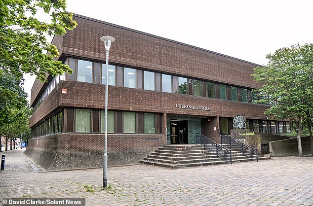 A mother of one of the 13-year-old boys told Portsmouth Crown Court that Harris 'took his childhood away' (Picture: Portsmouth Crown Court)