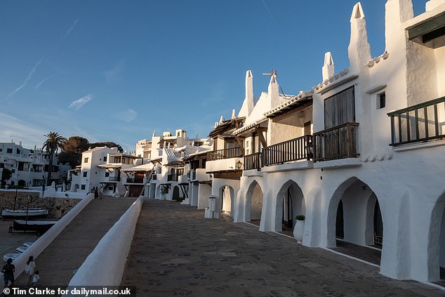 Visitors are urged to 'avoid indecent postures' by 'not entering the houses or climbing stairs or balconies' and to help keep the village clean by 'using the bins and keeping the walls white'.