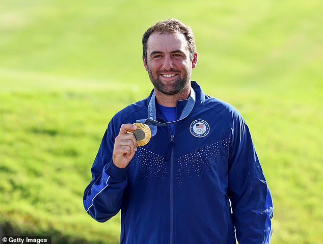 The world No. 1 was competing in his first PGA Tour event since winning Olympic gold in Paris