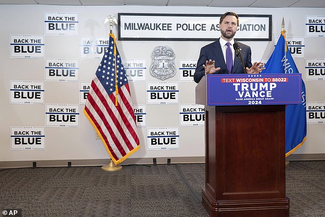 On Friday, Vance received the endorsement of the Milwaukee Police Association