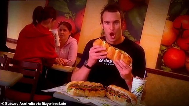 Former AFL player and Big Brother contestant turned radio DJ Ryan Fitzgerald starred in this Subway advert that aired in South Australia around 2009