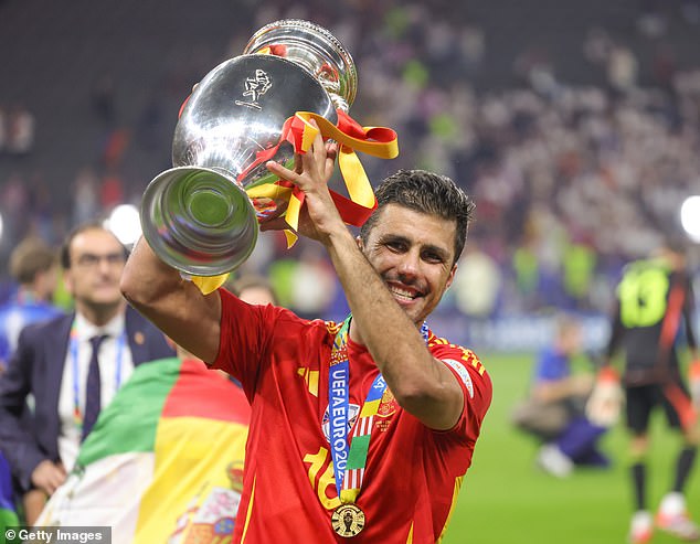 Rodri was injured in the final of Euro 2024, where he once again proved his qualities for Spain