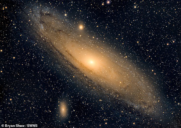 The Andromeda Galaxy is approximately 2.5 million light-years from Earth and the nearest large galaxy to our galaxy, the Milky Way