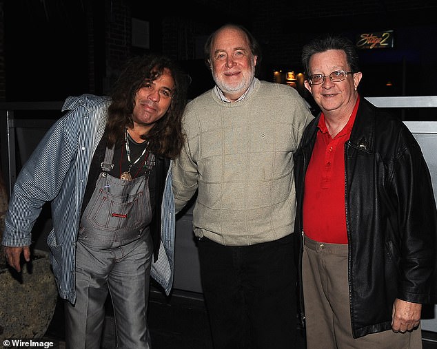 Kurtz is pictured with Jay London and Ice House booker Jan Smith in 2012