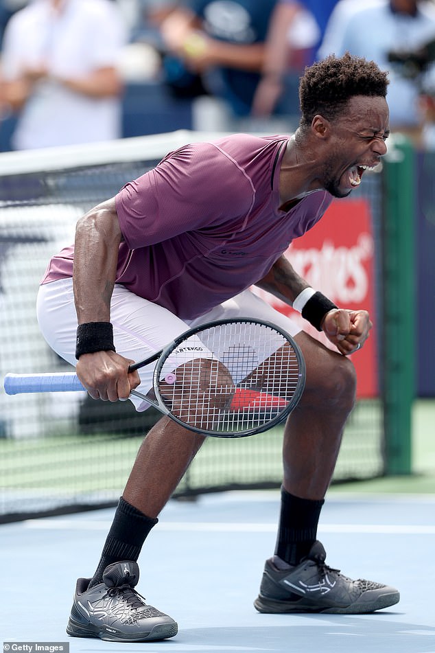 This was the ninth time in Monfils' career that he defeated a top-three opponent