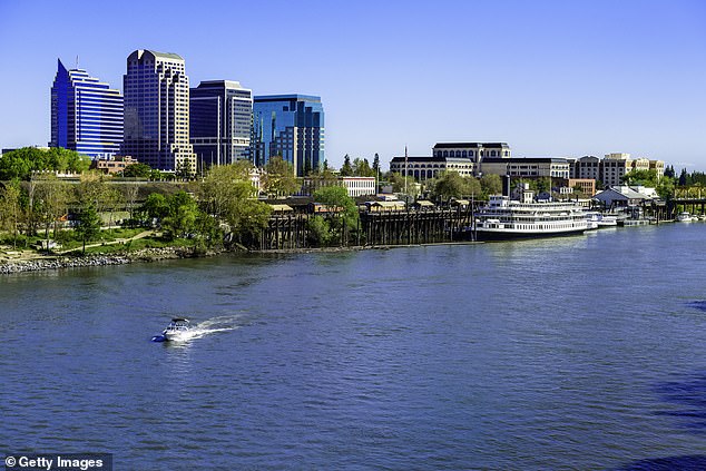 Pictured is Sacramento, where rent has increased 72.11 percent since 2019 to $1,666